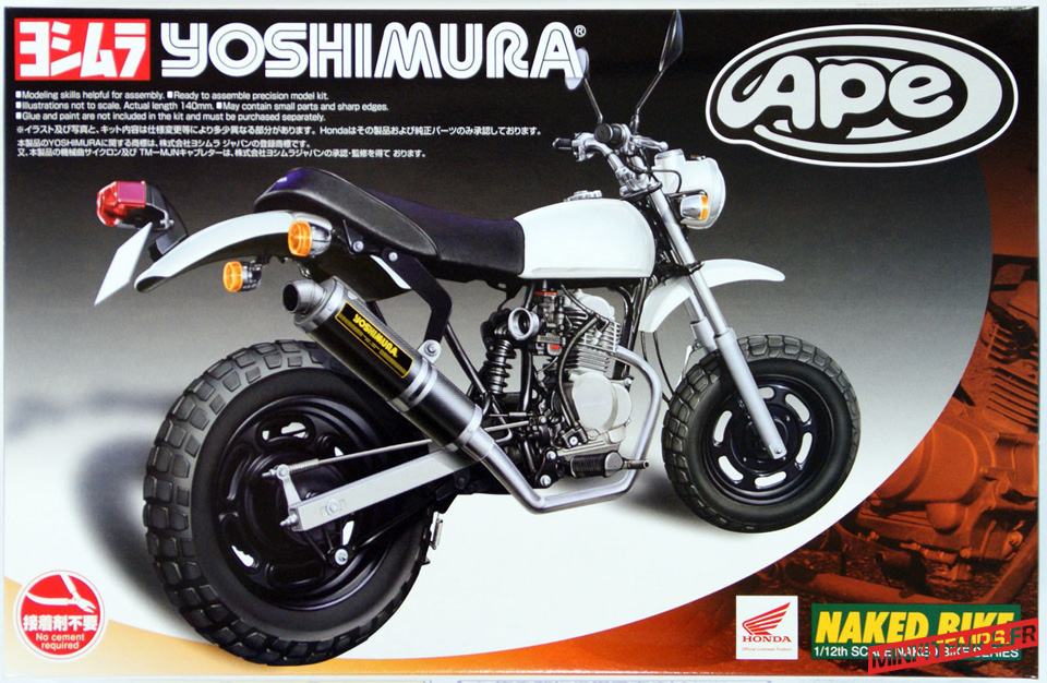 Maquette Aoshima Honda Ape - mini4temps.fr