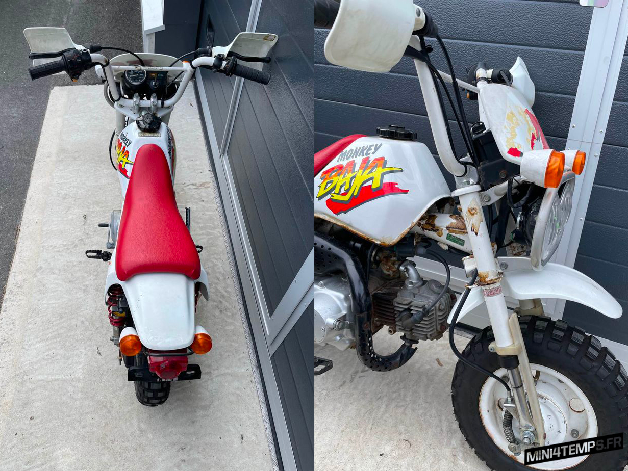 Le Honda Monkey Z50 Baja de Silver Susi - Mini4temps.fr