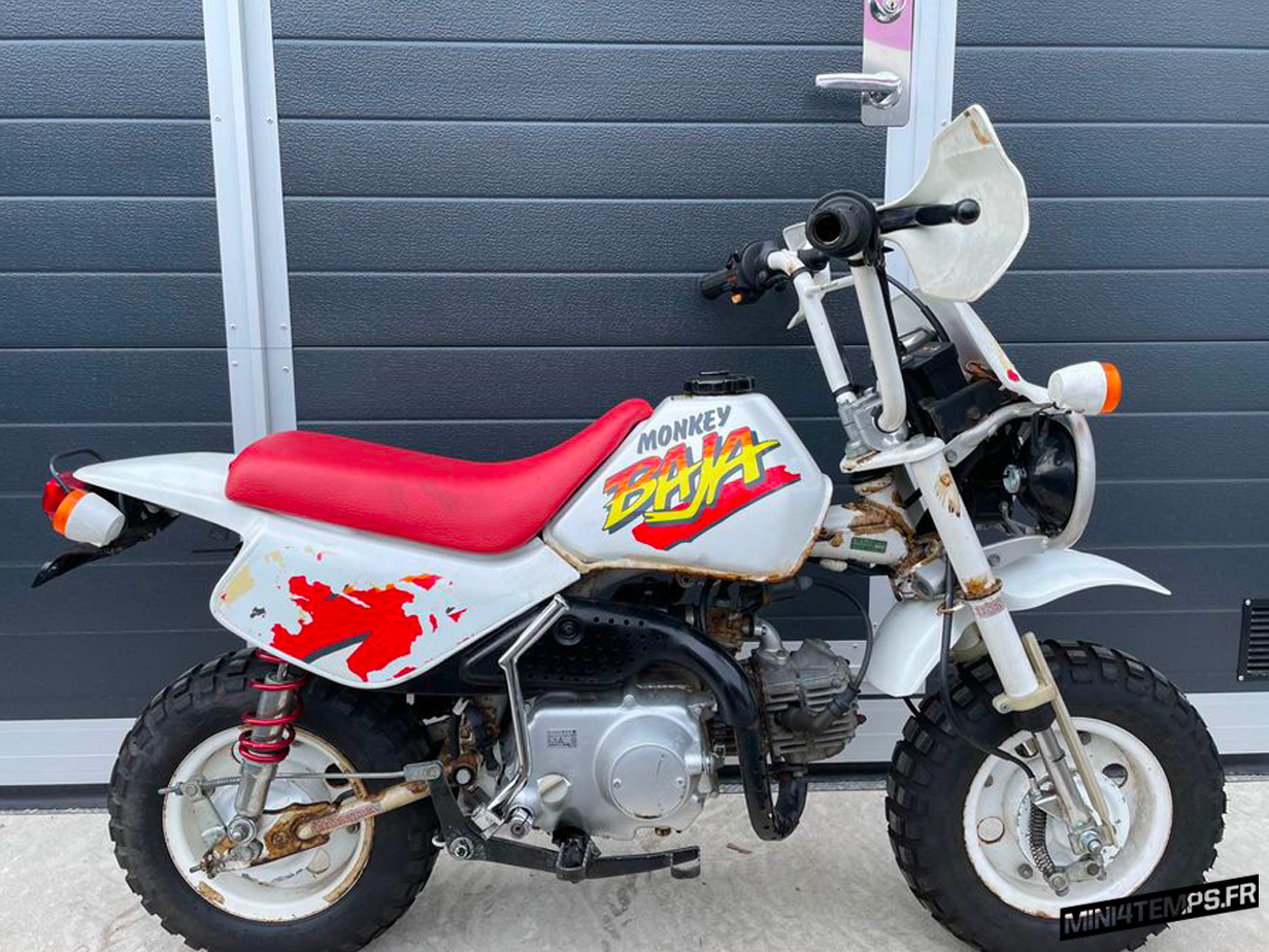 Le Honda Monkey Z50 Baja de Silver Susi - Mini4temps.fr